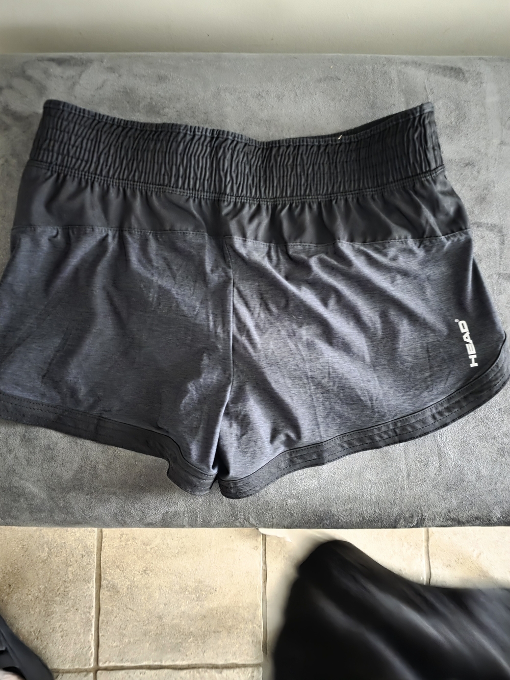 Head Black Women's Athletic Running Shorts with Elastic Waist - Picture 2 of 2